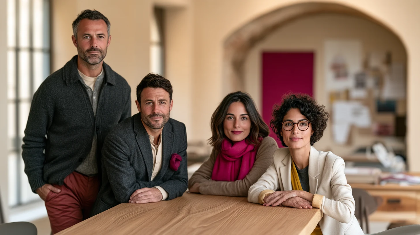 Diego, Álvaro, Lucía y Nora, el equipo de ARREA Eventos